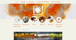 Desktop Screenshot of ojoalplato.com
